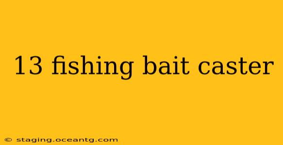 13 fishing bait caster