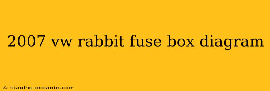 2007 vw rabbit fuse box diagram