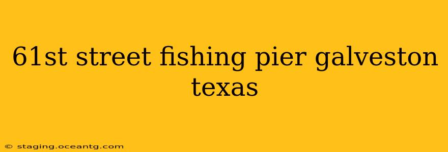 61st street fishing pier galveston texas