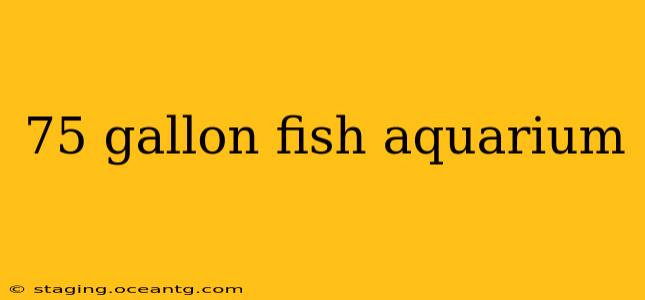 75 gallon fish aquarium