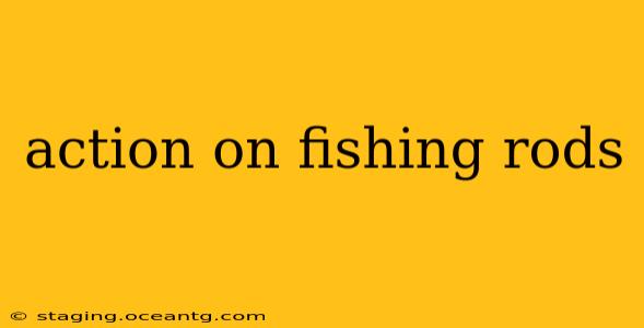 action on fishing rods