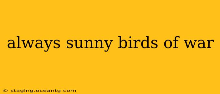always sunny birds of war