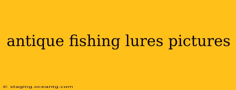antique fishing lures pictures