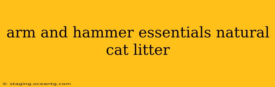 arm and hammer essentials natural cat litter