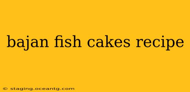 bajan fish cakes recipe