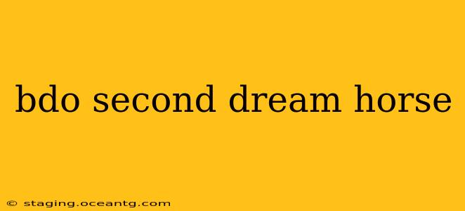bdo second dream horse