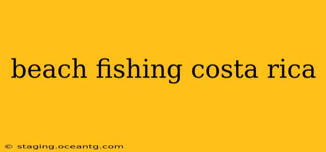 beach fishing costa rica