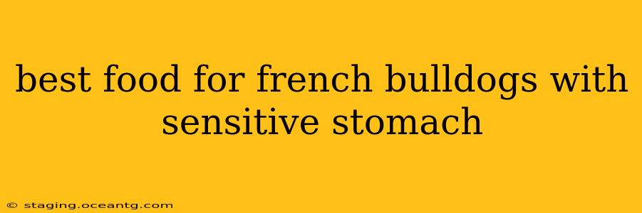 best food for french bulldogs with sensitive stomach