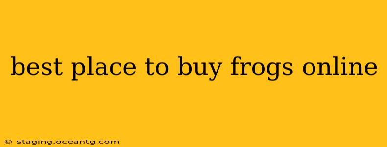 best place to buy frogs online