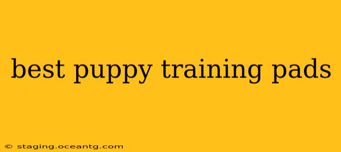 best puppy training pads