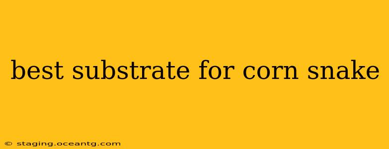 best substrate for corn snake