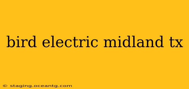 bird electric midland tx