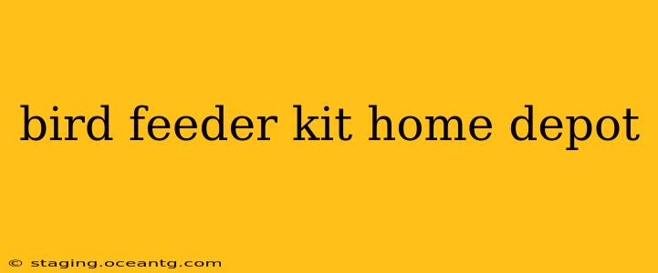 bird feeder kit home depot