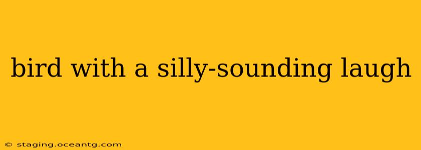bird with a silly-sounding laugh