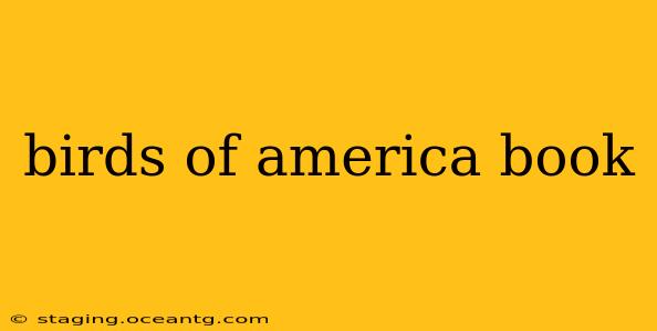 birds of america book
