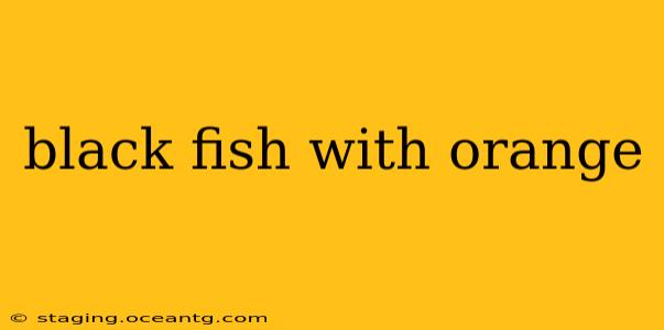 black fish with orange