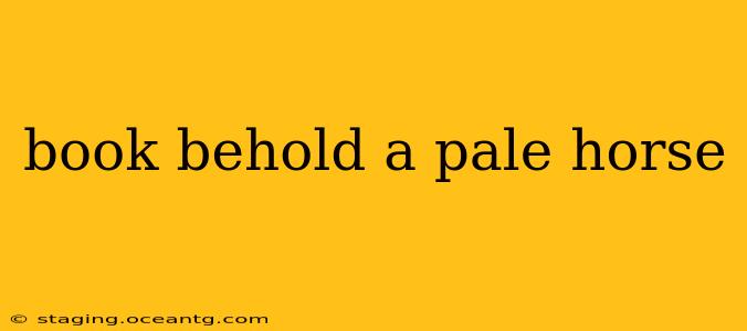 book behold a pale horse