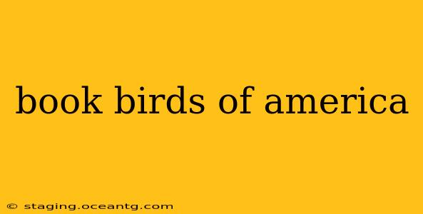 book birds of america