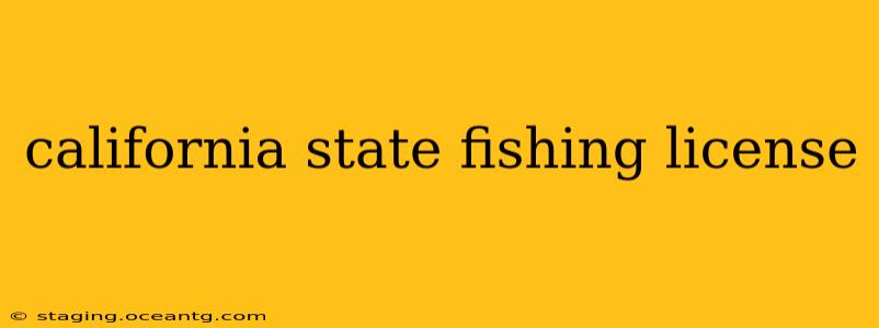 california state fishing license