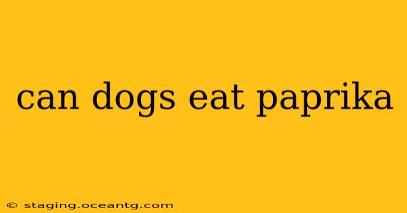 can dogs eat paprika