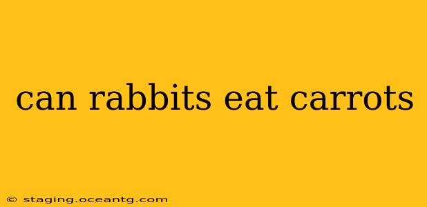can rabbits eat carrots