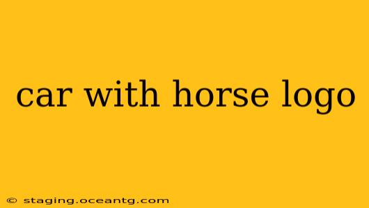 car with horse logo