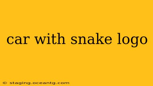 car with snake logo