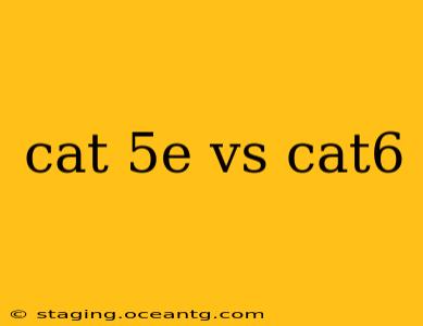 cat 5e vs cat6