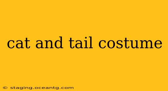 cat and tail costume