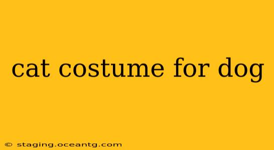 cat costume for dog