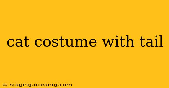 cat costume with tail