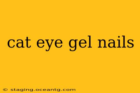 cat eye gel nails