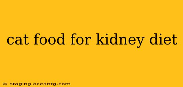 cat food for kidney diet