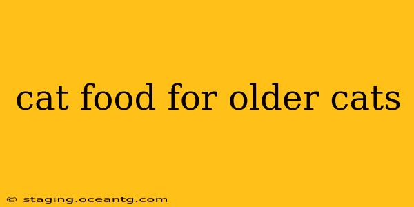 cat food for older cats