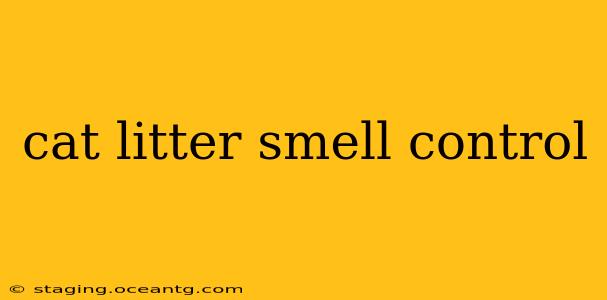 cat litter smell control