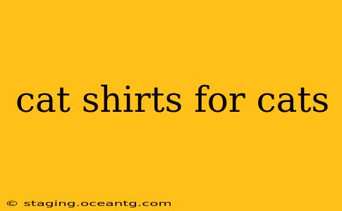 cat shirts for cats