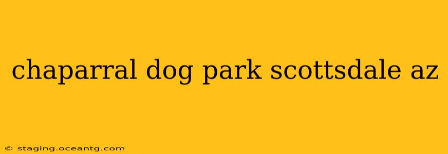 chaparral dog park scottsdale az