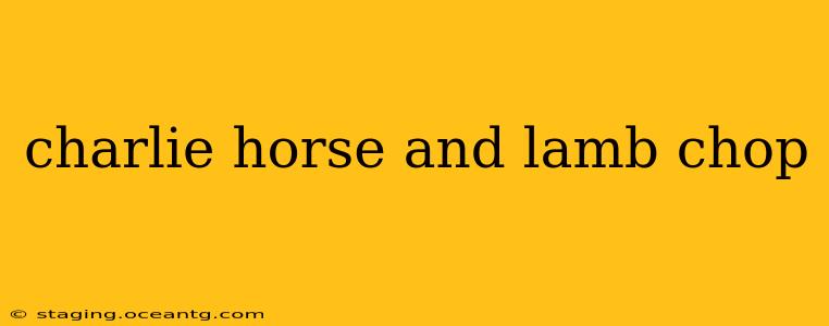 charlie horse and lamb chop
