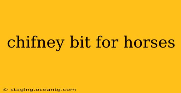 chifney bit for horses