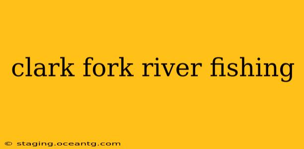 clark fork river fishing