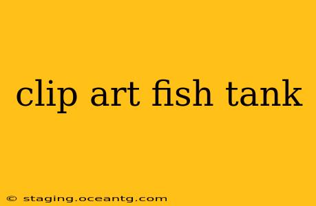 clip art fish tank