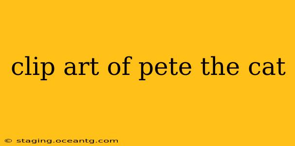 clip art of pete the cat