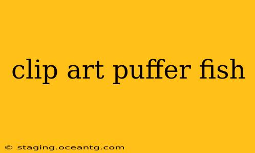 clip art puffer fish