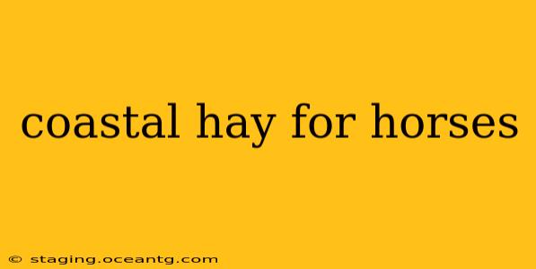 coastal hay for horses