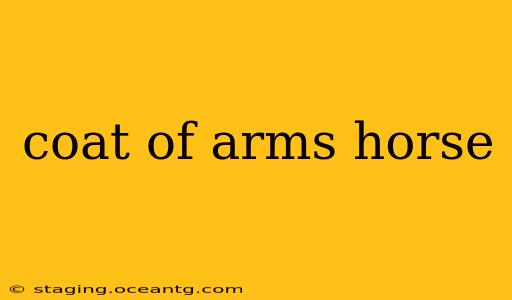 coat of arms horse