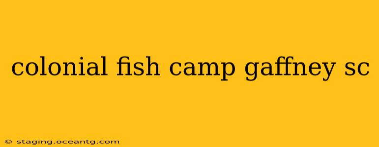 colonial fish camp gaffney sc