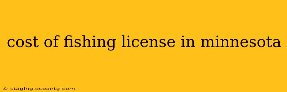 cost of fishing license in minnesota