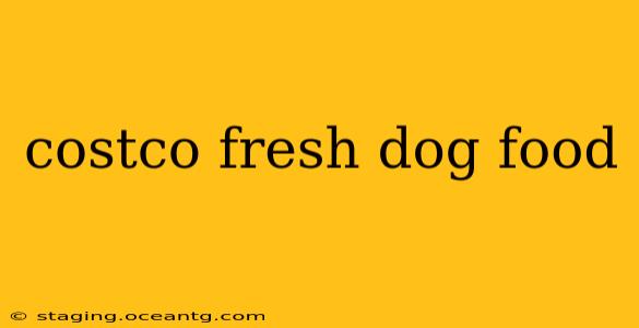 costco fresh dog food