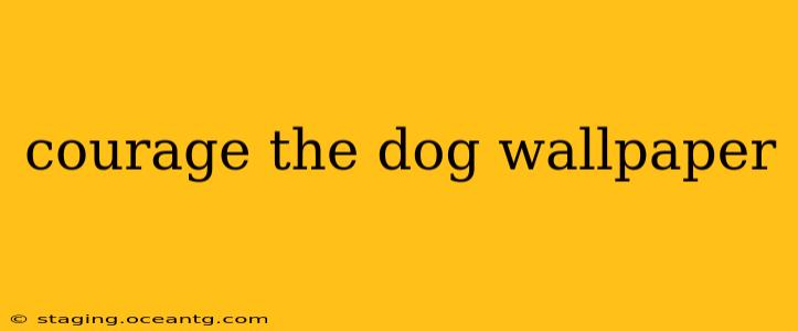 courage the dog wallpaper