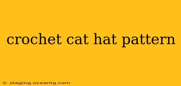 crochet cat hat pattern